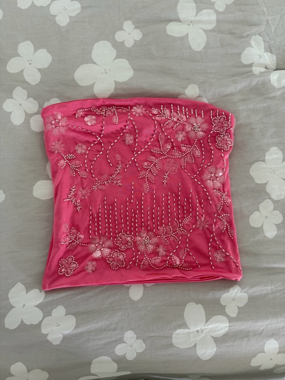 Forever 21 Pink Strapless Tube Top